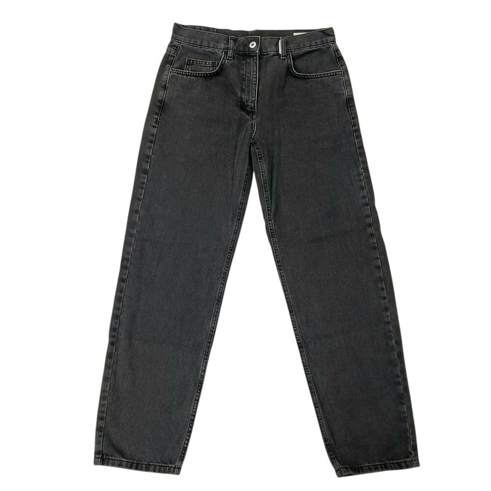Collusion Dad Jeans Mens 28x30 Faded Black Straight Comfort 100% Cotton Denim